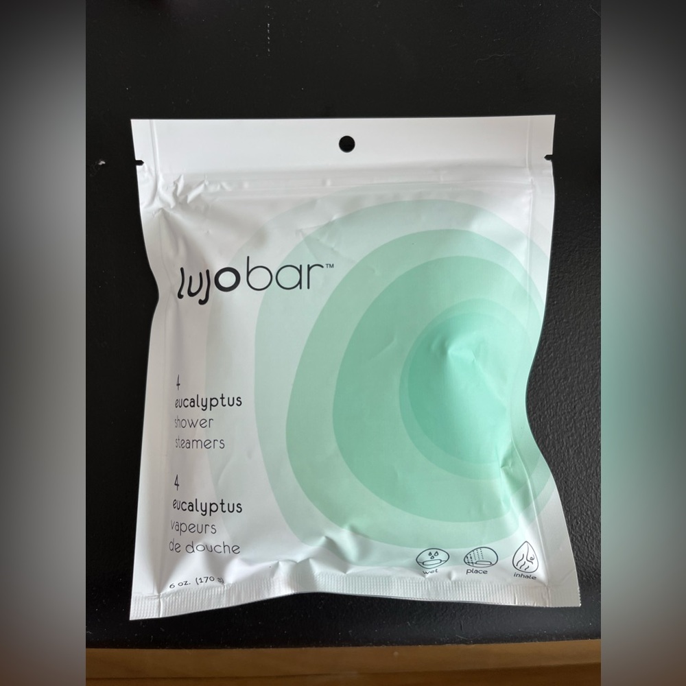Lujobar shower steamers.